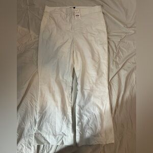 J Crew White Linen Women's Pants